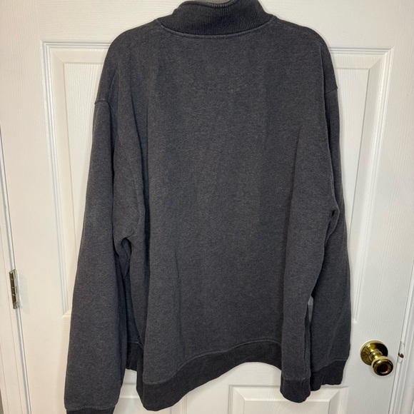 Orvis Men's Dark Gray Quarter Zip-Up Sweatshirt Size XXL GUC - Picture 5 of 7
